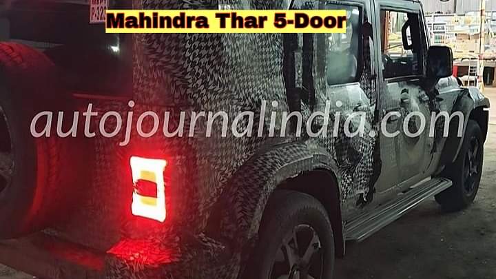 2023 Mahindra Thar 5-Door SUV Most Clear Images - See Here