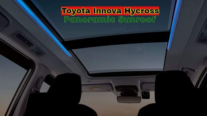 2022 Toyota Innova Hycross Panoramic Sunroof Officially Teased Online