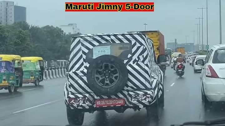 2023 Maruti Suzuki Jimny 5-Door Testing Continues Ahead Of Launch