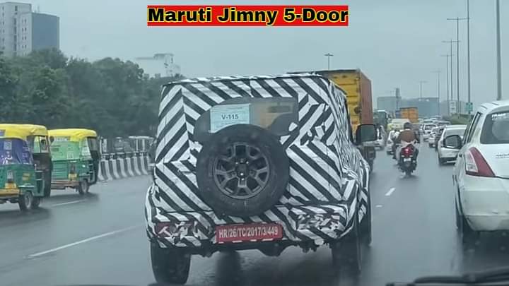 2023 Maruti Suzuki Jimny 5-Door Testing Continues Ahead Of Launch