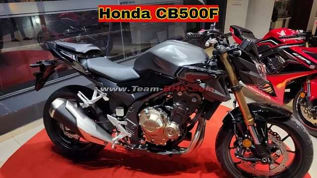 2022 Honda CB500F Spied At Dealership In India - Launch Soon?