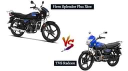 2022 Hero Splendor Plus Xtec Vs TVS Radeon - Which Is Better?