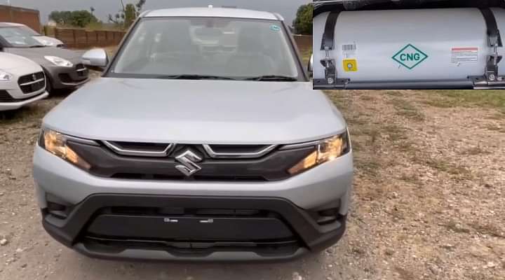 Maruti Suzuki Brezza CNG Spotted In A Dealer Yard - Launch Soon?