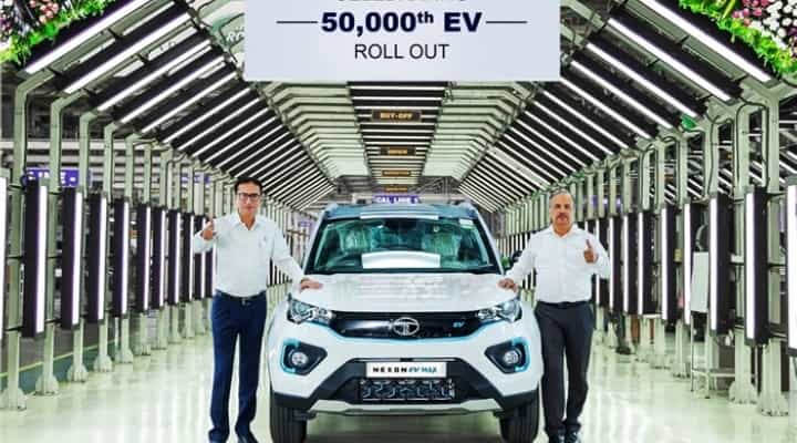 Tata Sells 50000 Nexon, Tiago, and Tigor Electric Cars In India Tata Sells 50000 Nexon, Tiago, and Tigor Electric Cars In India