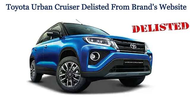 Toyota Urban Cruiser Delisted From Brand's Website - New Model Coming?