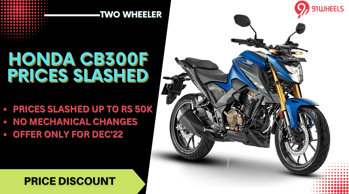 Honda CB300F Bike Prices Reduced Up To Rs 50,000