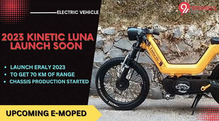 2023 Kinetic Luna Electric Moped To Launch Soon - Production Begins
