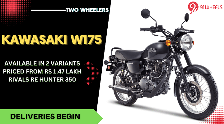 Kawasaki W175 Bike India Deliveries Commence - Rivals RE Hunter 350