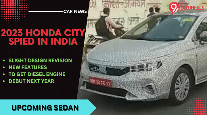 2023 Honda City Spied Testing In India - Likely To Get Diesel