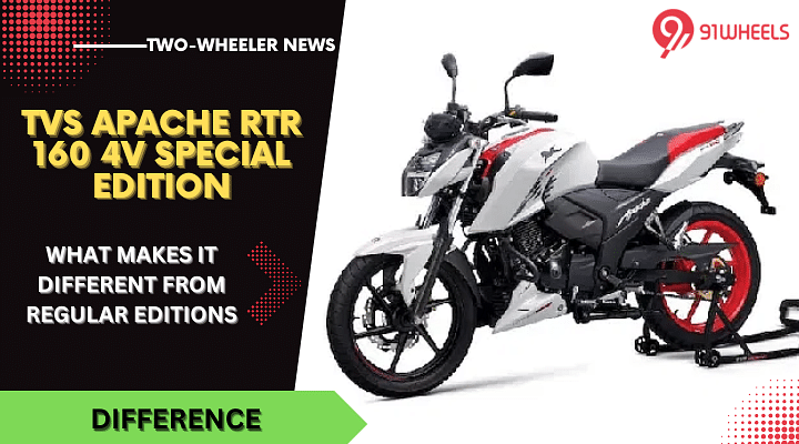 2023 TVS Apache RTR 160 4V Special Edition - What Makes It Different?