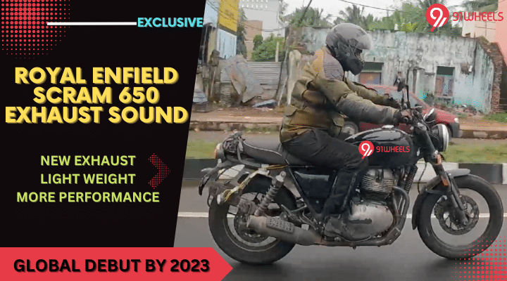 EXCLUSIVE: Royal Enfield Scrambler 650 New Exhaust Sound Revealed EXCLUSIVE: Royal Enfield Scrambler 650 New Exhaust Sound Revealed