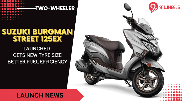 Suzuki Burgman Street 125EX Break Covers Priced At Rs 1.12 Lakh