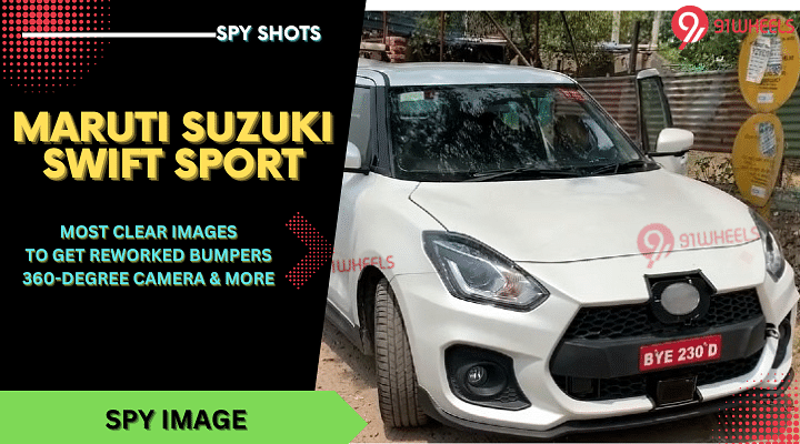 Maruti Suzuki Swift Sport Spotted Undisguised - Most Clear Pictures