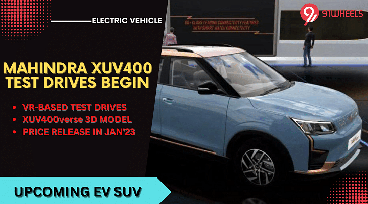 Mahindra XUV400 Electric Test Drives Start - Read Details