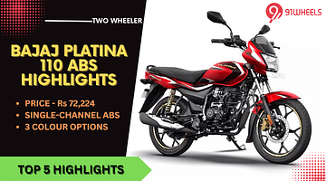 2022 Bajaj Platina 110 ABS - Top 5 Highlights To Know