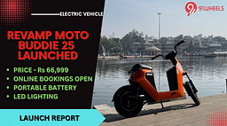 Revamp Moto Buddie 25 Electric Scooter Launched At Rs 67k