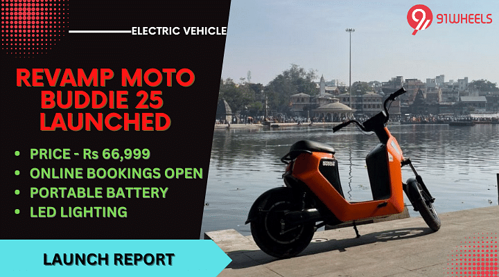 Revamp Moto Buddie 25 Electric Scooter Launched At Rs 67k