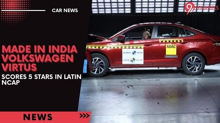 Made in India Volkswagen Virtus Sedan Scores 5 Stars in Latin NCAP
