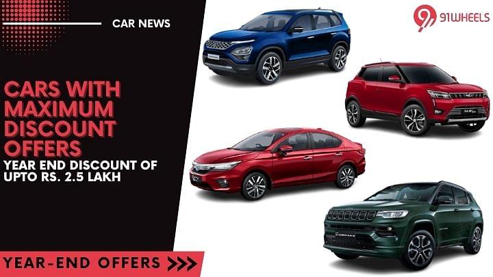 Cars With Maximum Discount Offers in December 2022