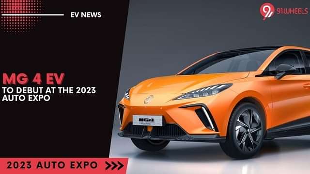MG 4 EV To Debut At The 2023 Auto Expo