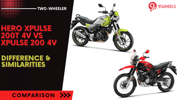 Hero Xpulse 200T 4V Vs Xpulse 200 4V - Difference & Similarities