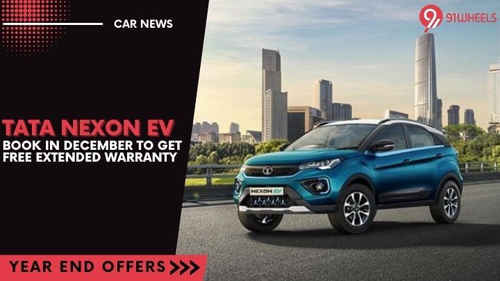 Book A Tata Nexon EV In December and Get Two Year Extended Warranty For Free Book A Tata Nexon EV In December and Get Two Year Extended Warranty For Free