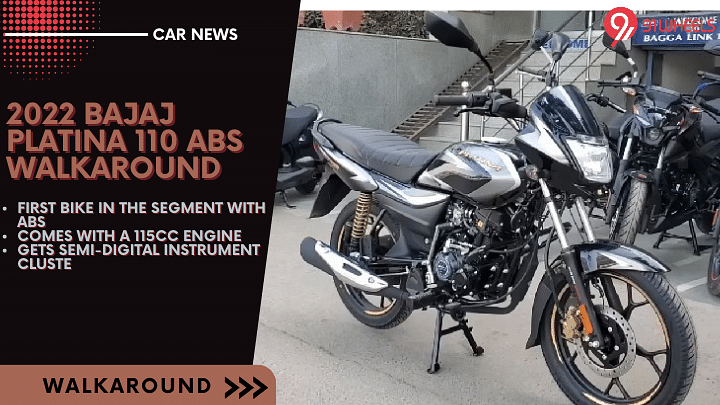 2022 Bajaj Platina 110 ABS Walkaround Review - Here's How It Looks