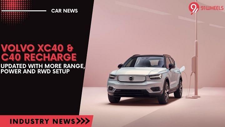 Volvo XC40 and C40 Recharge Updated with More Range, Power and RWD Setup