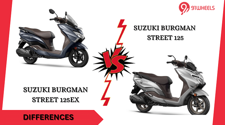 Suzuki Burgman Street 125 Vs Burgman Street 125EX - Differences