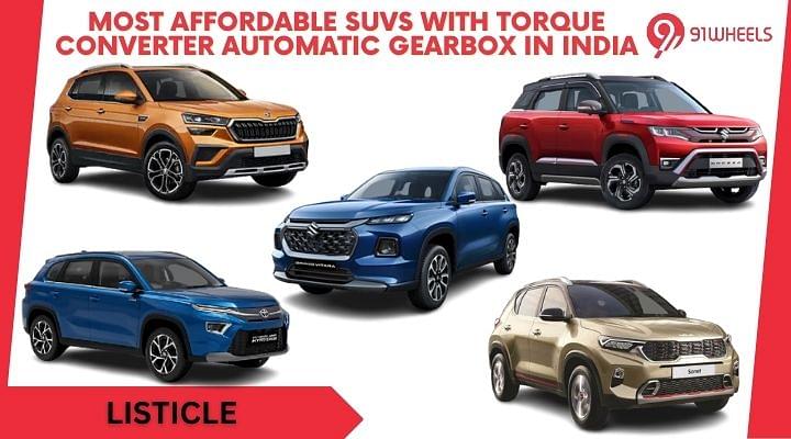 Most Affordable SUVs With Torque Converter Automatic Gearbox In India