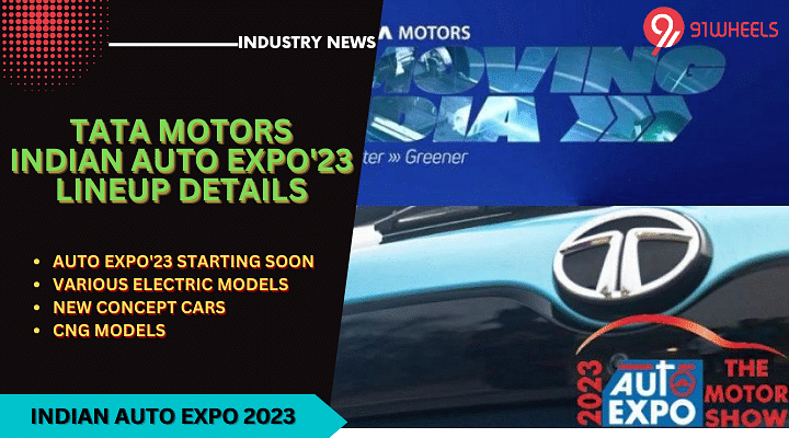 Tata Motors Auto Expo'23 List Of New Electric & CNG Cars