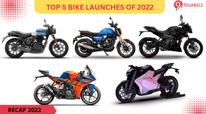 Recap 2022: List Of Top 5 Motorcycles Launched This Year Recap 2022: List Of Top 5 Motorcycles Launched This Year