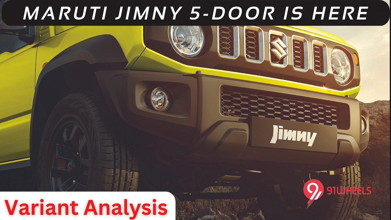 Maruti Suzuki Jimny 5-Door Variants Differences: Which One To Pick?