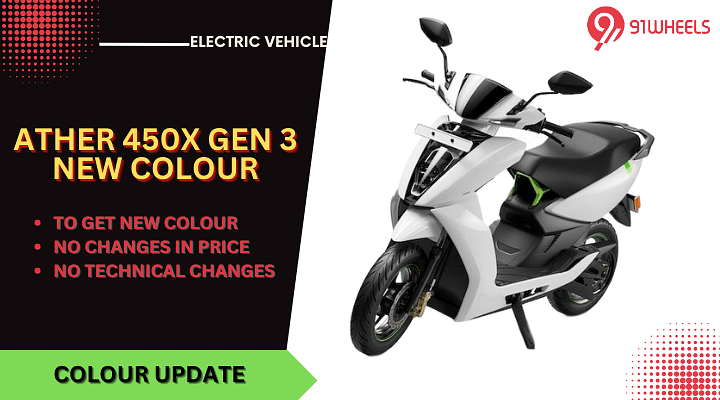 2023 Ather 450X To Get A New Colour Option On 7 Jan'23