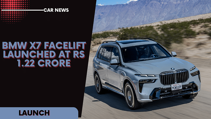 2023 BMW X7 Facelift Launched At Rs  1.22 Crore - Read Details