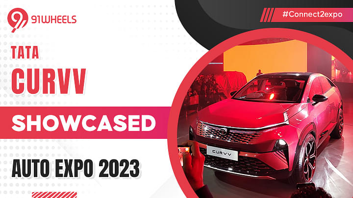 Tata Curvv ICE Showcased At 2023 Auto Expo - Read Details