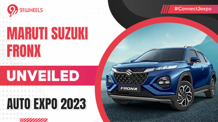 Maruti Suzuki Fronx (YTB) Breaks Cover At The 2023 Auto Expo Maruti Suzuki Fronx (YTB) Breaks Cover At The 2023 Auto Expo