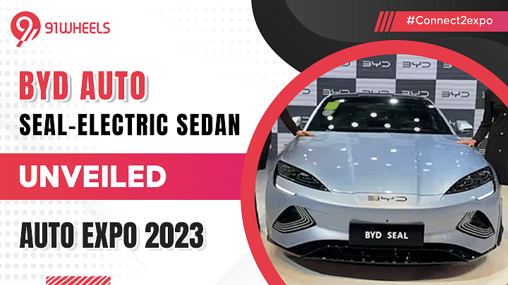 BYD Seal EV Showcased At 2023 Auto Expo - India Launch Confirmed