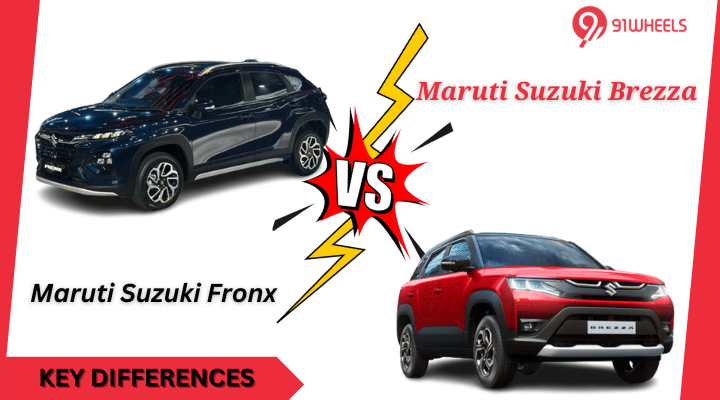 Maruti Suzuki Fronx Vs Brezza: What Are The Key Differences? Maruti Suzuki Fronx Vs Brezza: What Are The Key Differences?