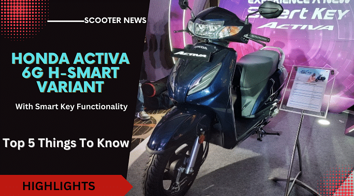 New Honda Activa H-Smart With Features Of A Car: Top 5 Things To Know