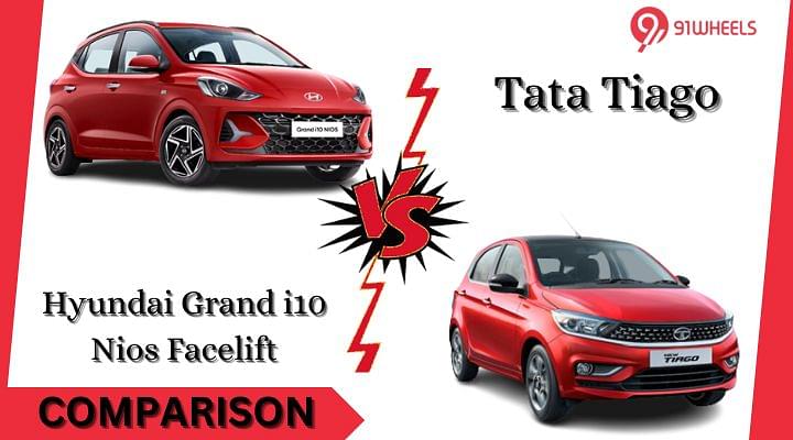 2023 Hyundai Grand i10 Nios Facelift VS Tata Tiago: The Hatchback Battle