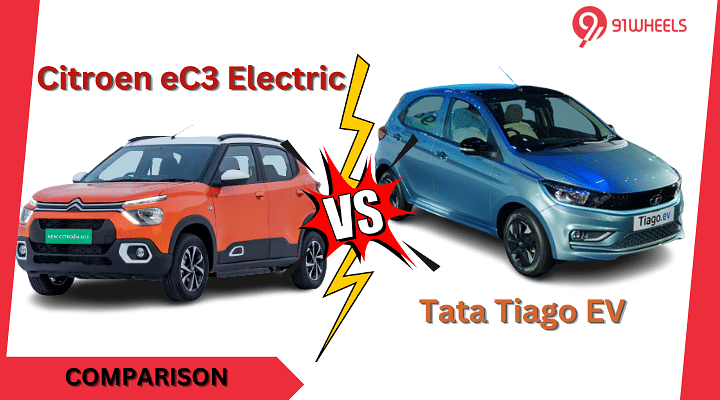 Citroen eC3 vs Tata Tiago EV: Detailed Comparison