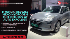 Hyundai Reveals Hydrogen Fuel Cell Powered NEXO SUV At Auto Expo Hyundai Reveals Hydrogen Fuel Cell Powered NEXO SUV At Auto Expo