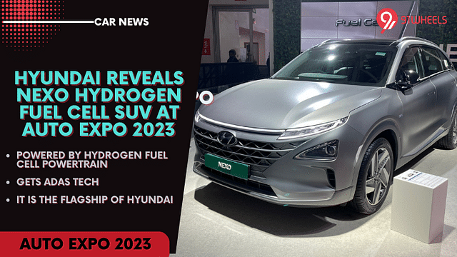 Hyundai Reveals Hydrogen Fuel Cell Powered NEXO SUV At Auto Expo