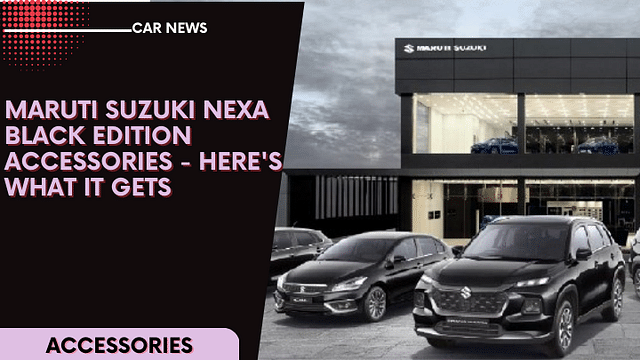 Maruti Suzuki Nexa Black Edition Accessories - H...