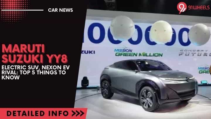 Maruti Suzuki YY8 Electric SUV Showcase on 11th Jan: Top 5 Things To Know Maruti Suzuki YY8 Electric SUV Showcase on 11th Jan: Top 5 Things To Know