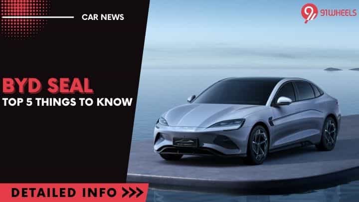 BYD Seal At 2023 Auto Expo: Top 5 Things To Know BYD Seal At 2023 Auto Expo: Top 5 Things To Know