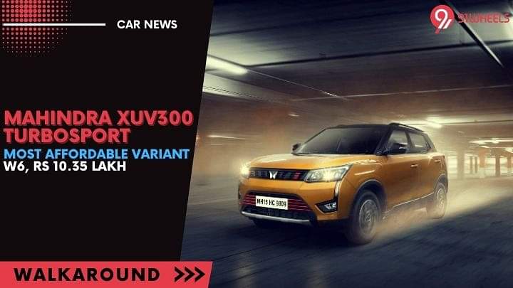 Mahindra XUV300 TurboSport At Just Rs 10.35 Lakh: Most Affordable Trim