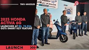2023 Honda Activa 6G Launched at Rs. 74,536, Gets Smart Key Feature