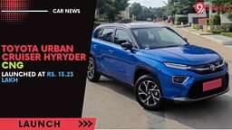 Toyota Urban Cruiser Hyryder CNG Launched At Rs. 13.23 Lakh